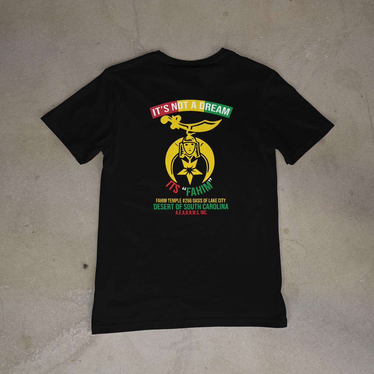 Shriners Juneteenth 1865 T-Shirt | Fahim Temple #266 Desert of South Carolina | Black History & Shriner Pride Tee - 550strong
