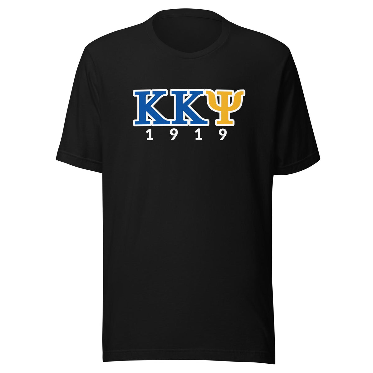 Kappa Kappa Psi Shirt, KKY 1919 Tee, Blue and Gold Greek Letter T-Shirt, Band Fraternity Gift, Music Organization Apparel