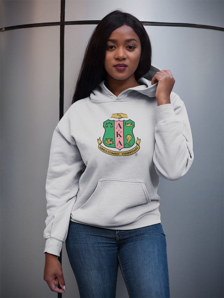 Alpha Kappa Alpha AKA Shield Hoodie 550strong