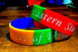 OES Bracelet / Order of the Eastern Star Bracelet / OES Rubber / Soft PVC Oversize Thick Bracelet