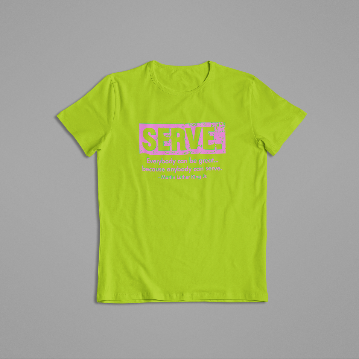 MLK - Serve - Pink and Green - 550strong
