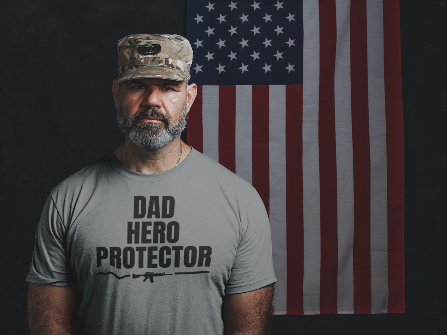 Family - Dad, Hero, and Protector - Military Edition - 550strong