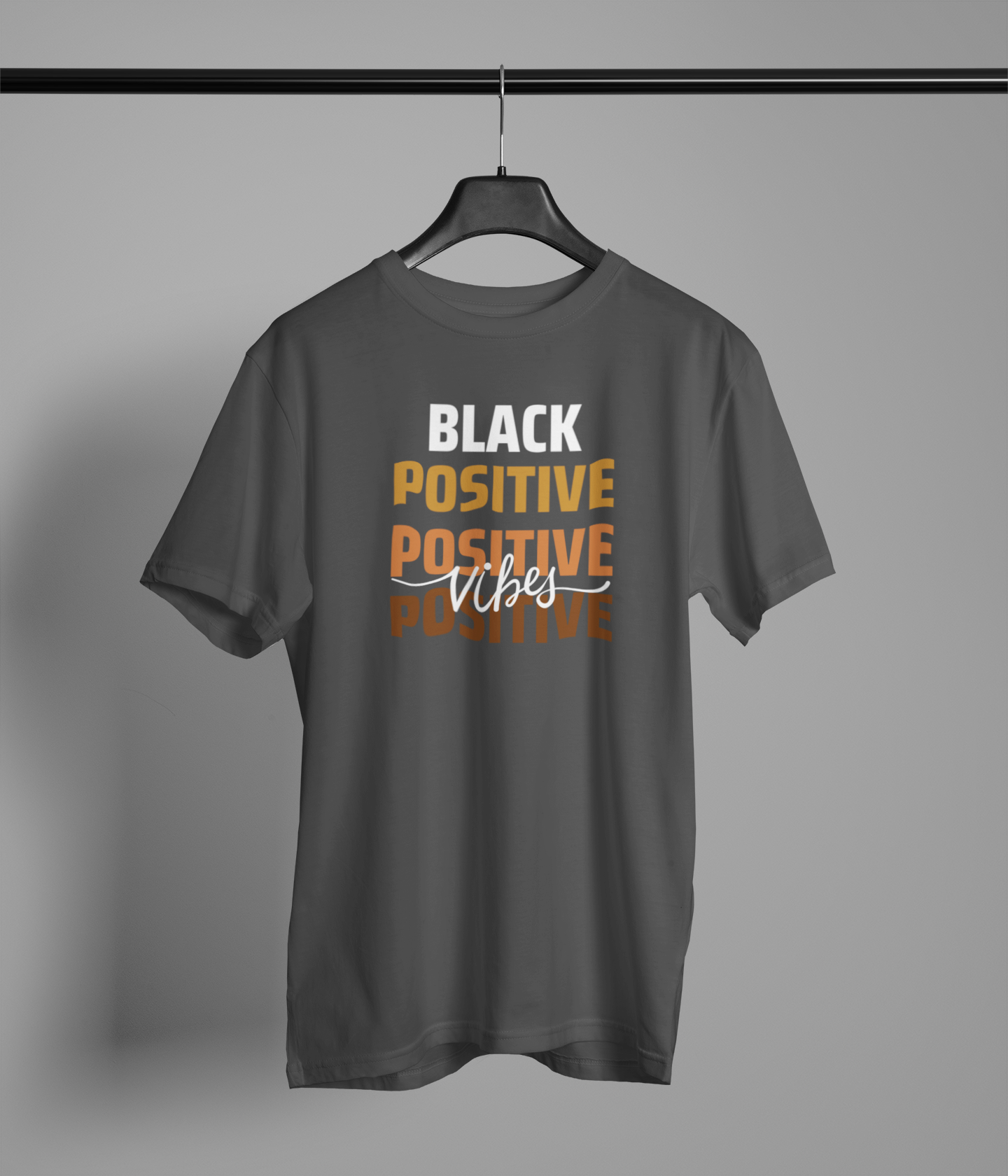 Black Positive Vibes Shirt - 550strong
