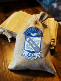 Phi Beta Sigma Gift Bags / Burlap Bags - 7x10