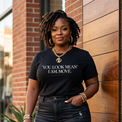 “You Look Mean” Funny Statement Tee | Bold & Sarcastic Graphic Shirt - 550strong