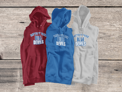 HS - Battery Park Blue Devils Hoodie - Type A - 550strong