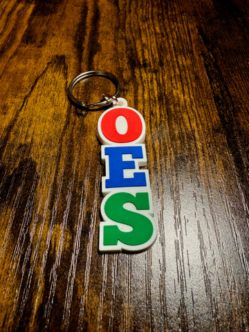 OES - OES (Order of the Eastern Star) Letter Key Chain
