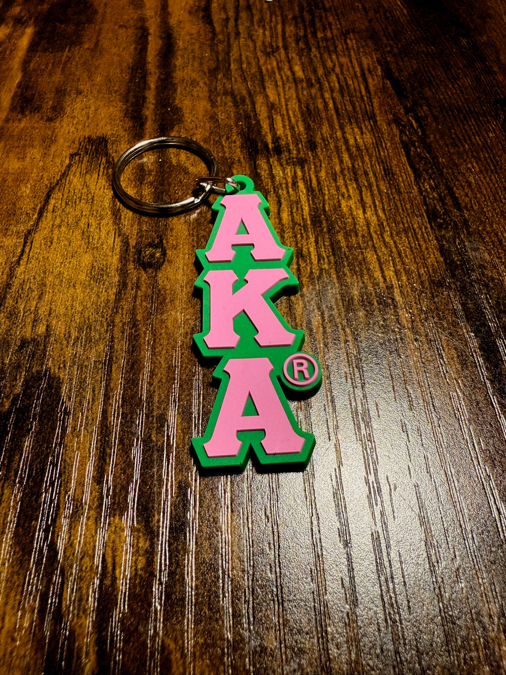 Alpha Kappa Alpha and Alpha Phi Alpha Letter Key Chain Bundle - 550strong