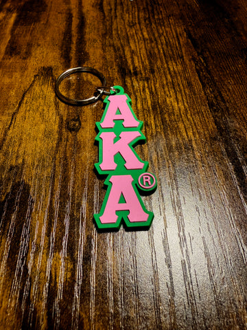 AKA Letter Key Chain