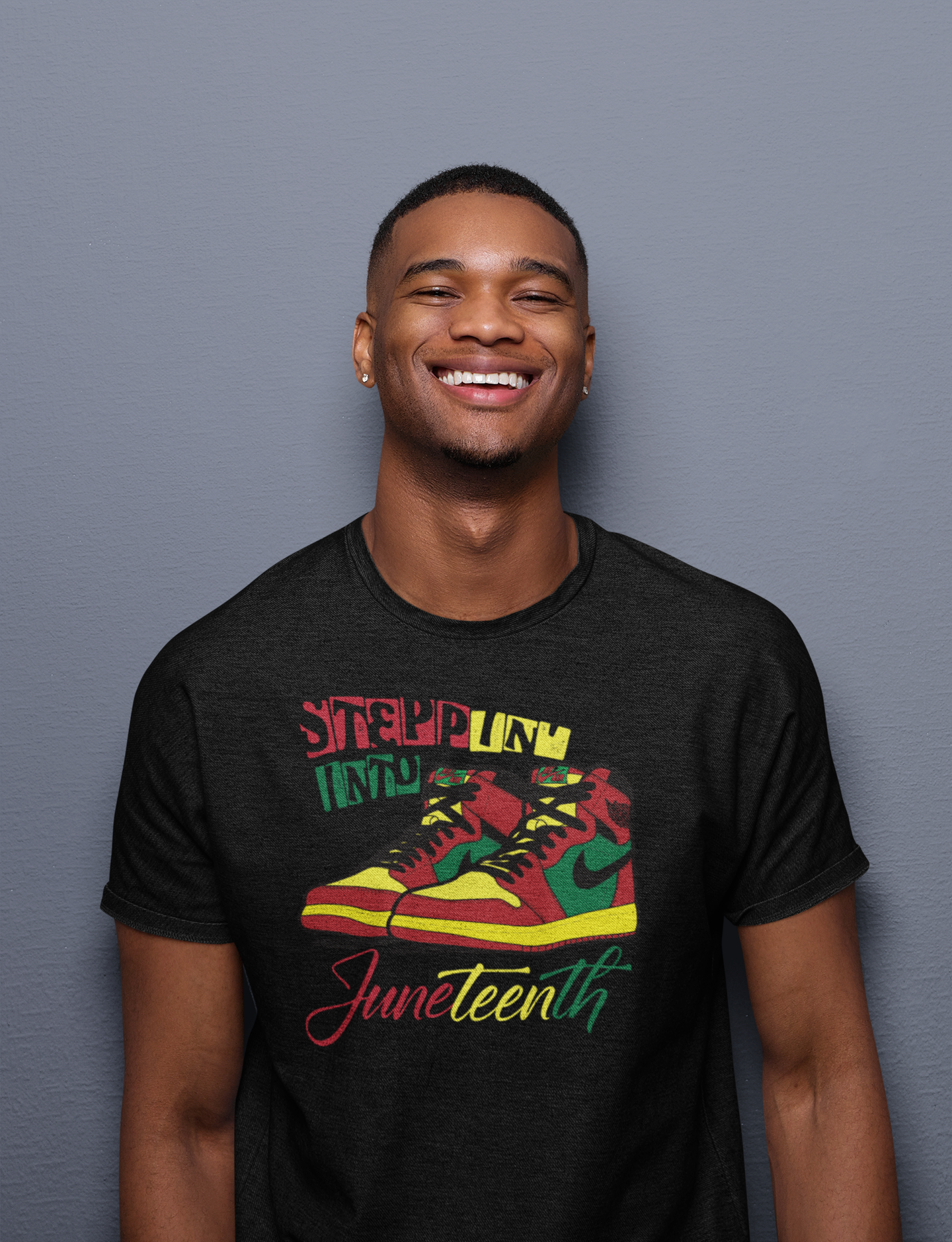 Juneteenth Shirt - Steppin Into Juneteenth - AF1 - J1 - 550strong