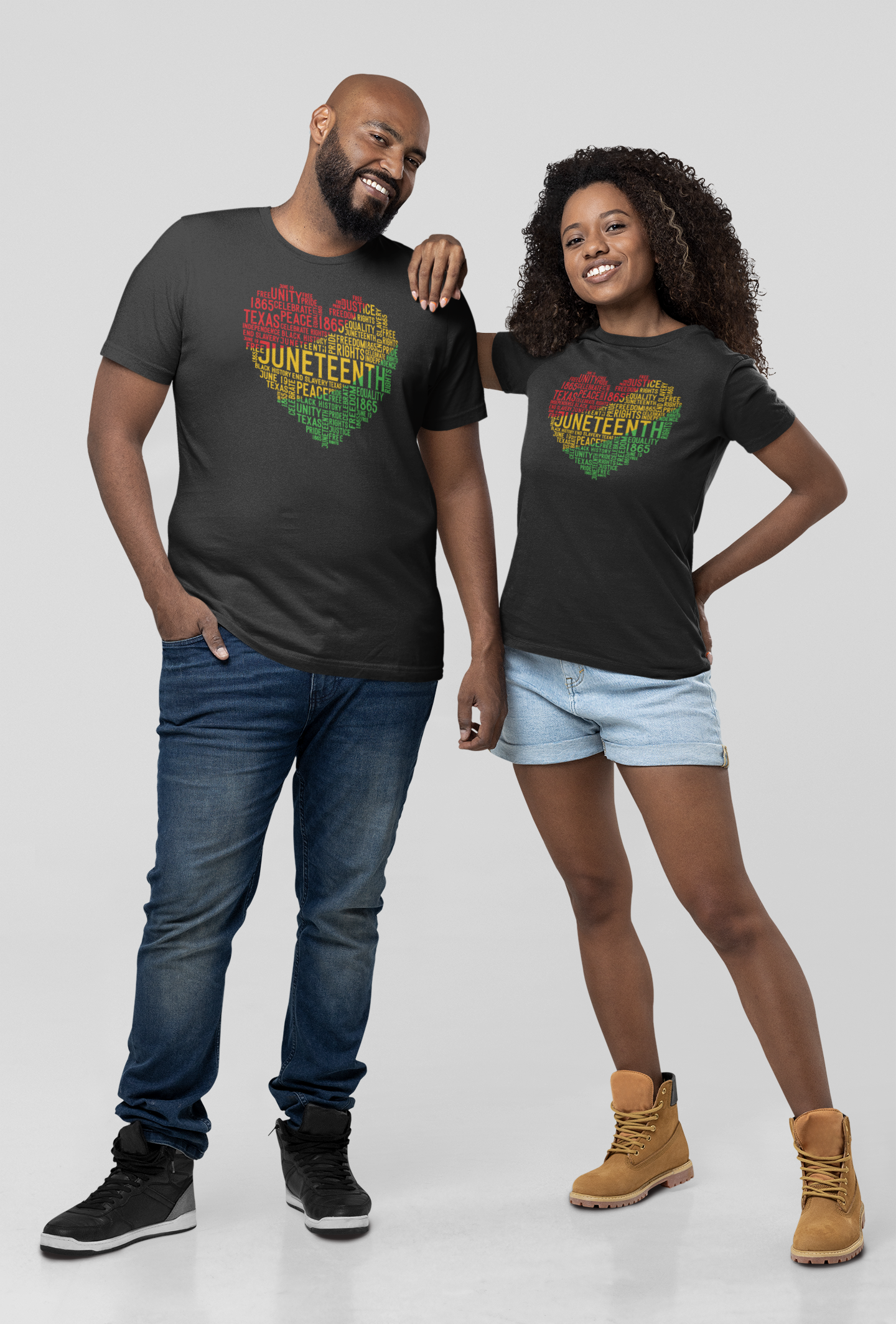 Juneteenth Shirt - 1865 Heart - 550strong