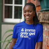 Zeta Phi Beta - And imma only get finer | Soft Short-Sleeve Unisex T-Shirt