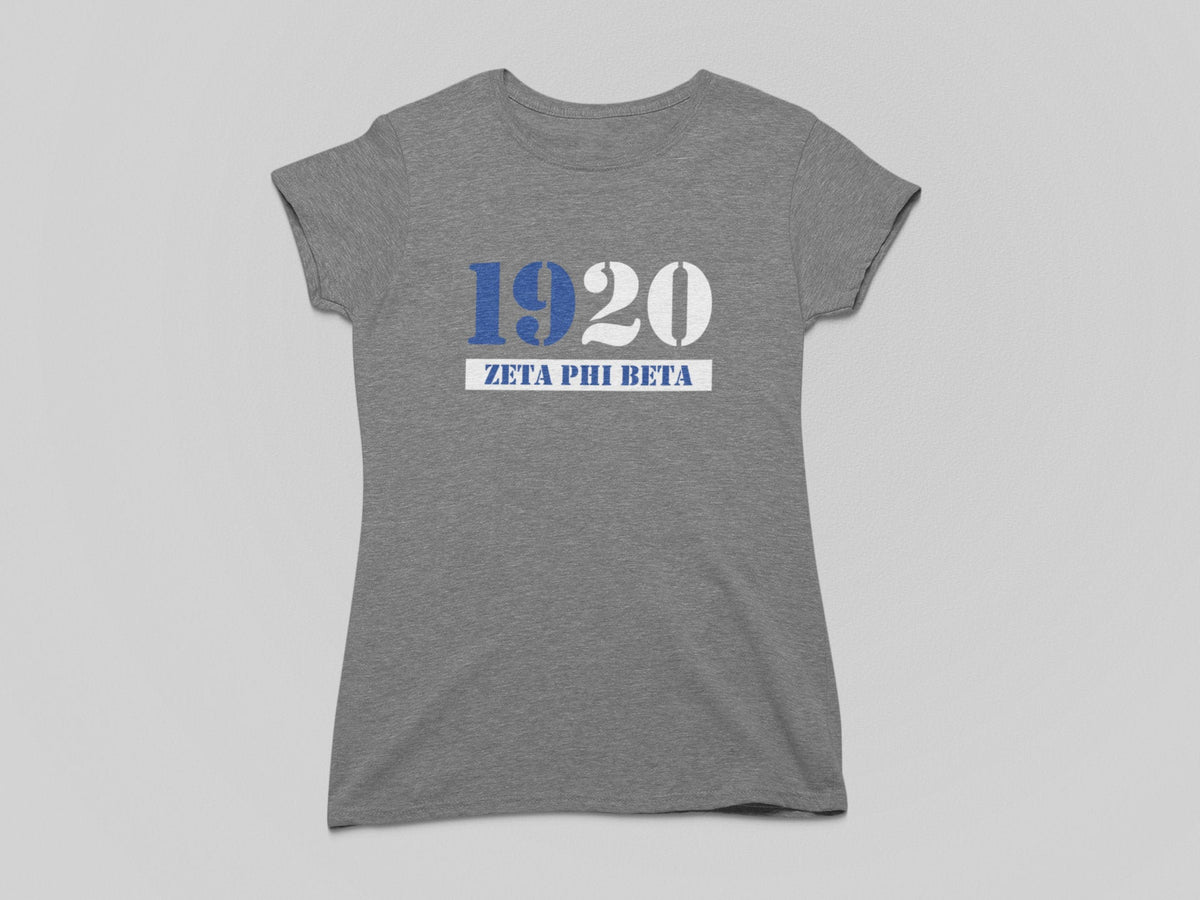 Zeta Phi Beta - 1920 Stencil Shirt