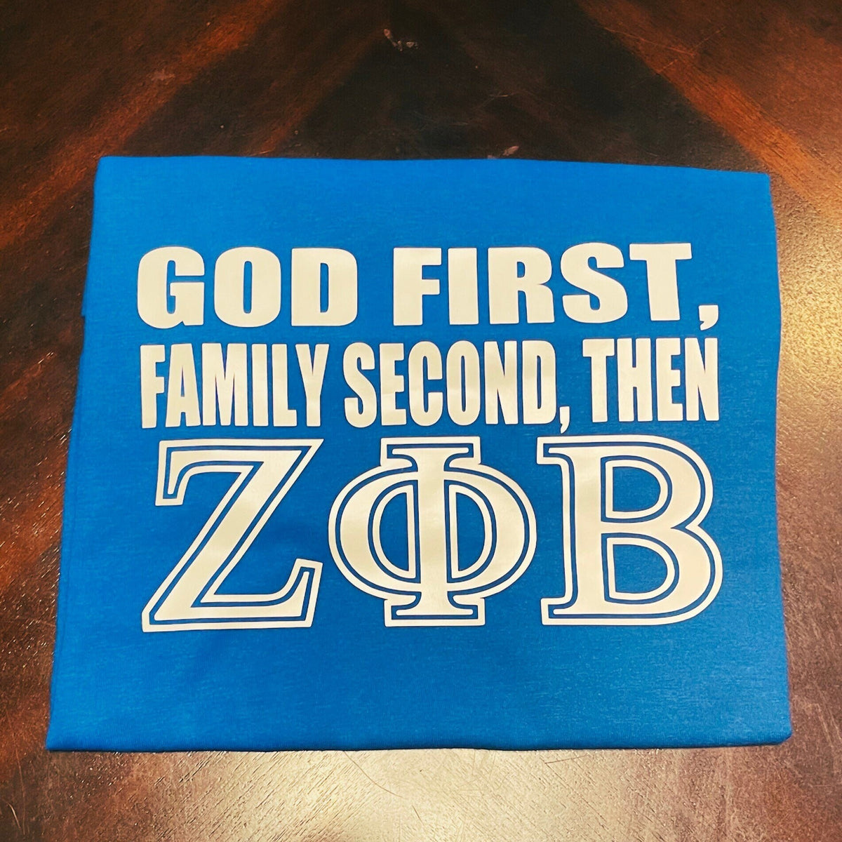 God First Family Second Then Zeta Phi Beta Shirt