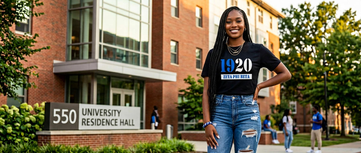 Zeta Phi Beta 1920 Stencil Short-Sleeve Unisex T-Shirt