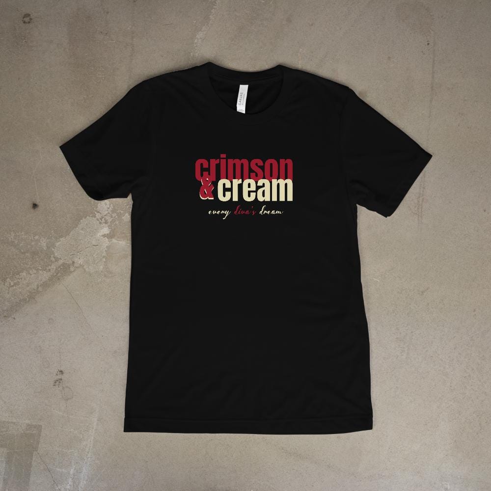 Delta Sigma Theta Crimson and Cream Short-Sleeve Unisex T-Shirt