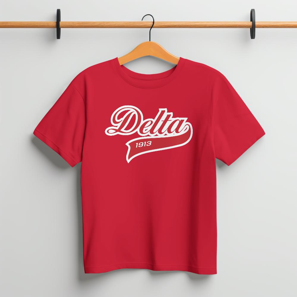 Delta Sigma Theta 1913 Swoosh - Short-Sleeve Unisex T-Shirt