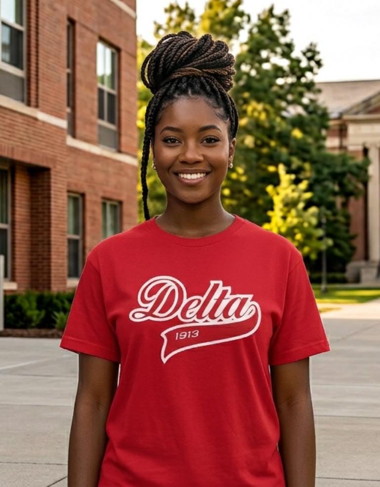 Delta Sigma Theta 1913 Swoosh - Short-Sleeve Unisex T-Shirt