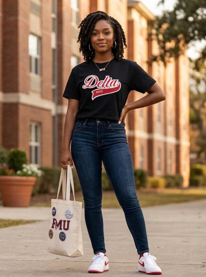 Delta Sigma Theta 1913 Swoosh - Short-Sleeve Unisex T-Shirt