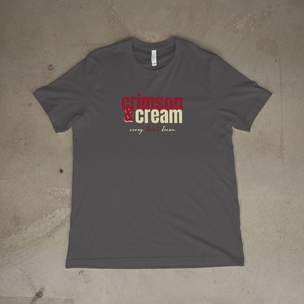 Delta Sigma Theta Crimson and Cream Short-Sleeve Unisex T-Shirt