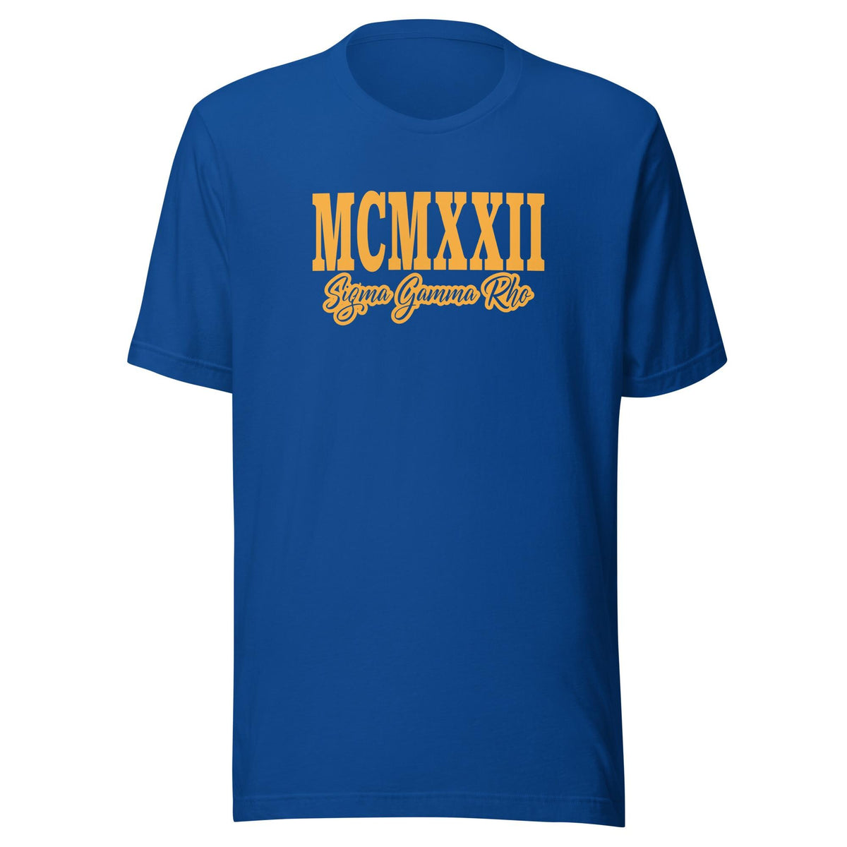 MCMXXII Sigma Gamma Rho Roman Numeral T-Shirt | Greek Sorority Apparel