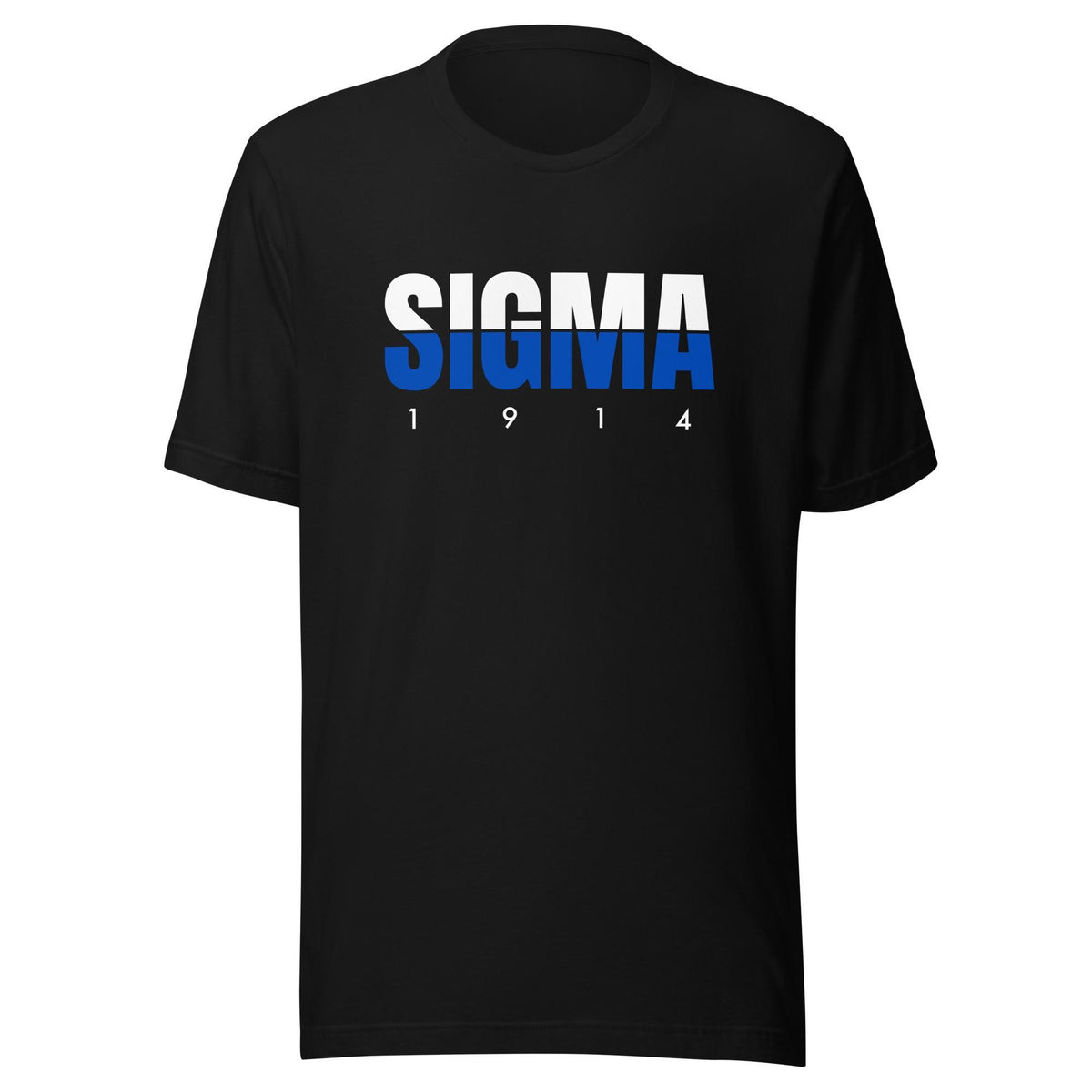 Phi Beta Sigma 1914 T-Shirt, Officially Licensed Black Sigma Fraternity Tee, Greek Apparel and Fraternity Gift