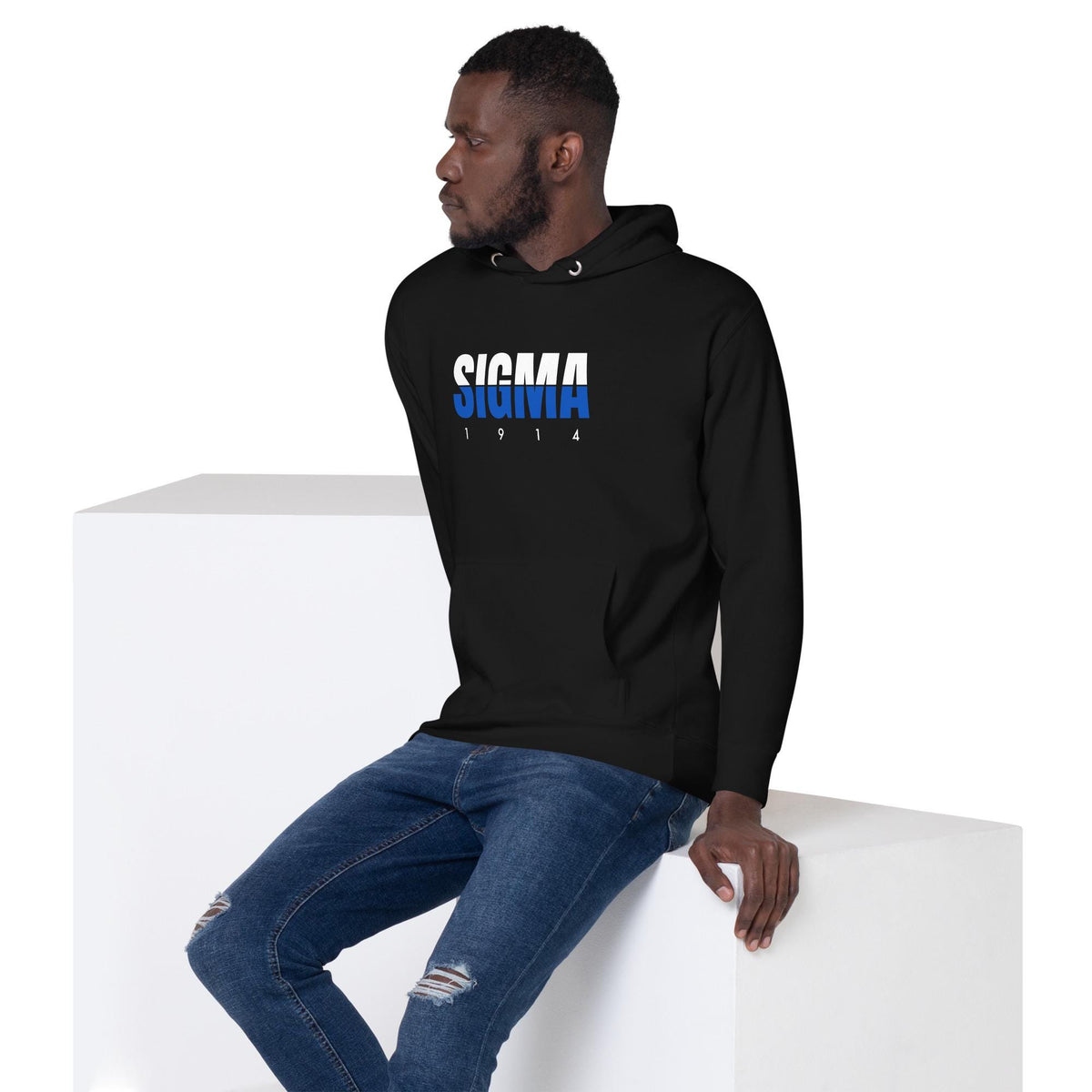 Phi Beta Sigma 1914 Hoodie, Officially Licensed Black Sigma Fraternity Sweatshirt, Greek Apparel and Fraternity Gift