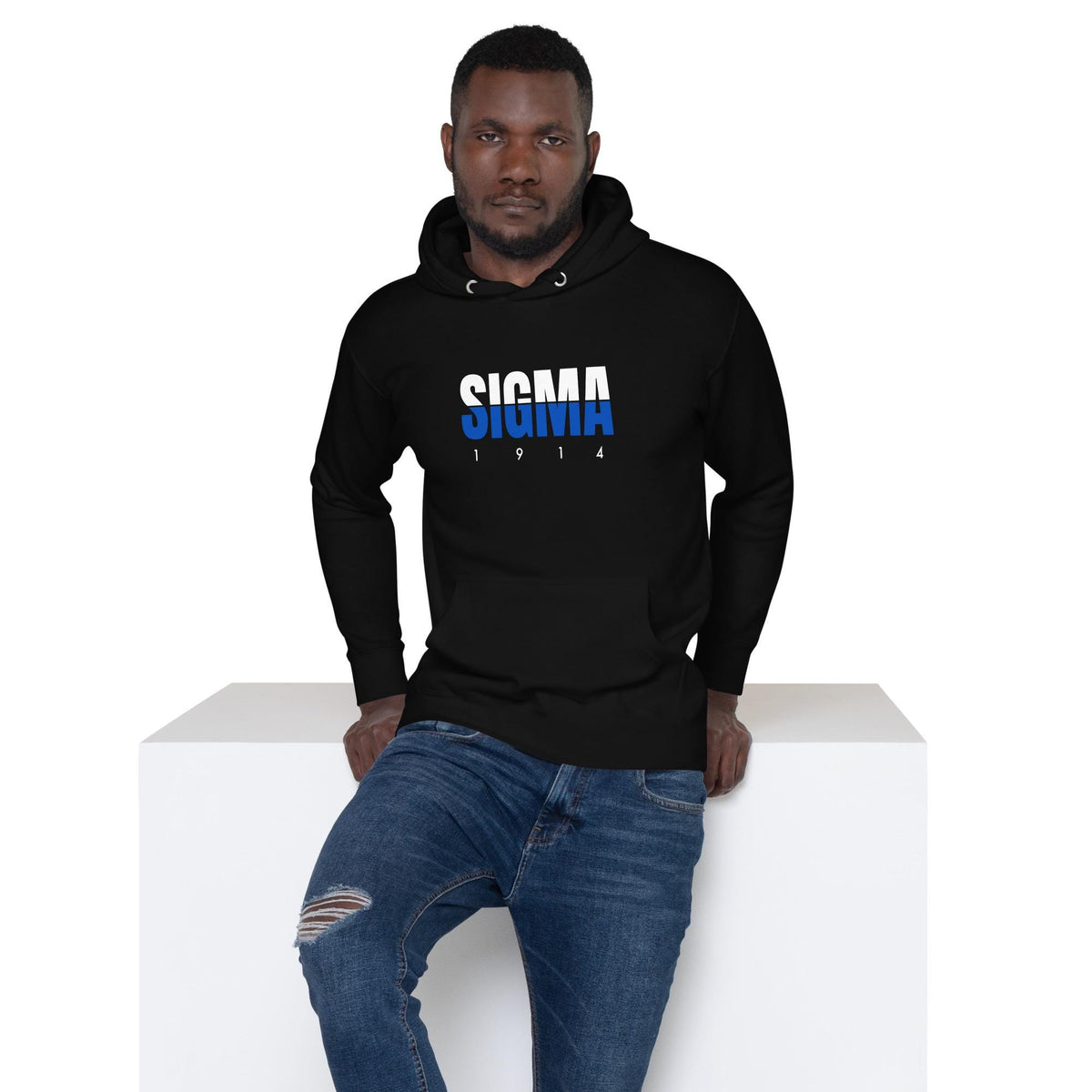 Phi Beta Sigma 1914 Hoodie, Officially Licensed Black Sigma Fraternity Sweatshirt, Greek Apparel and Fraternity Gift