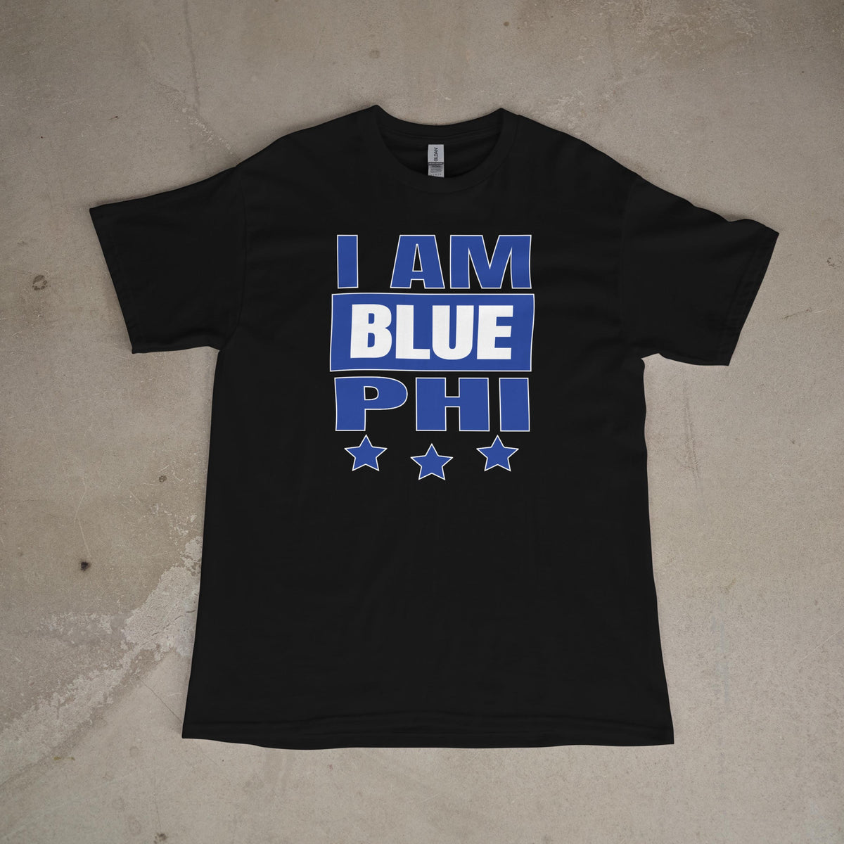 Phi Beta Sigma - I AM BLUE PHI t-shirt.