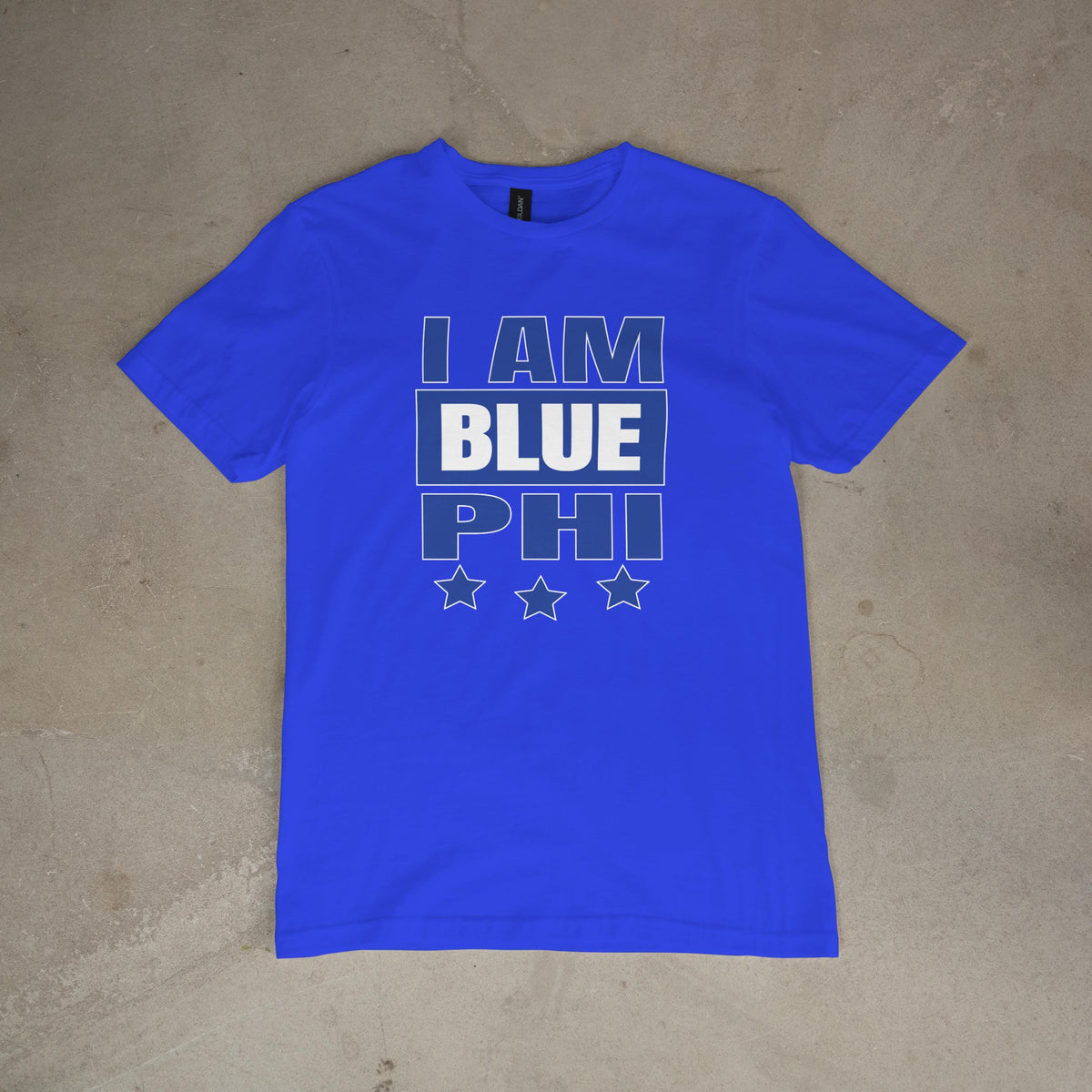 Phi Beta Sigma - I AM BLUE PHI t-shirt.