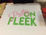 Pretty on Fleek Women T-Shirt (Black) - 550strong