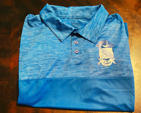 Phi Beta Sigma Polo Blue Shirt v2 - 550strong