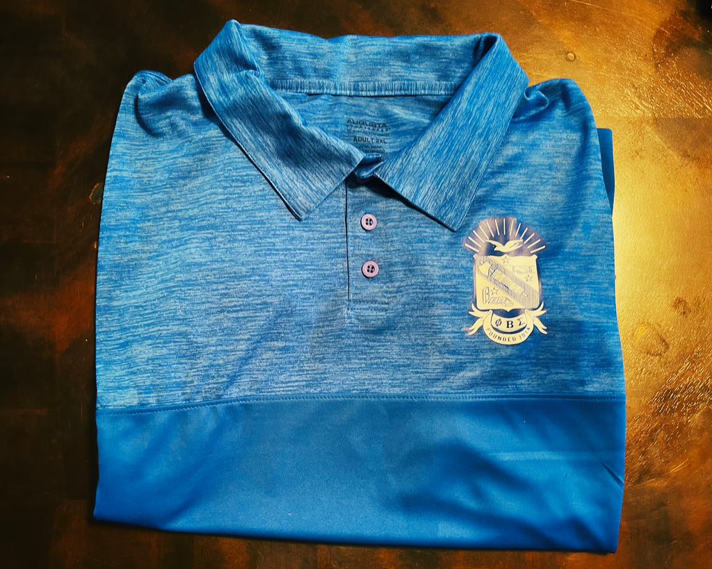 Phi Beta Sigma Polo Blue Shirt v2 | 550strong