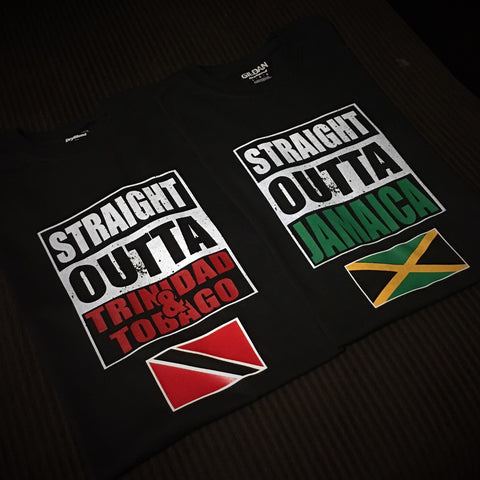Straight Outta Jamaica / Trinidad - T-Shirt - 550strong