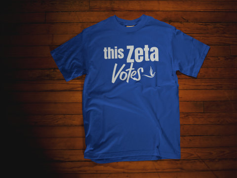 Greek - Zeta Phi Beta - This Zeta Votes Shirt - 550strong