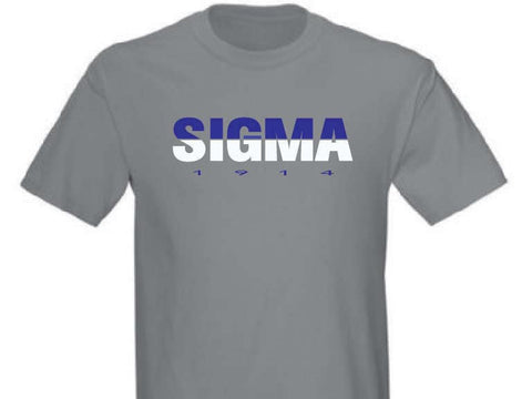 Phi Beta Sigma 1914 Greek T-Shirt - Sport Grey - 550strong