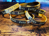 IOTA Phi Theta Bracelet Wristband / IOTA Phi Theta Soft PVC Bracelet