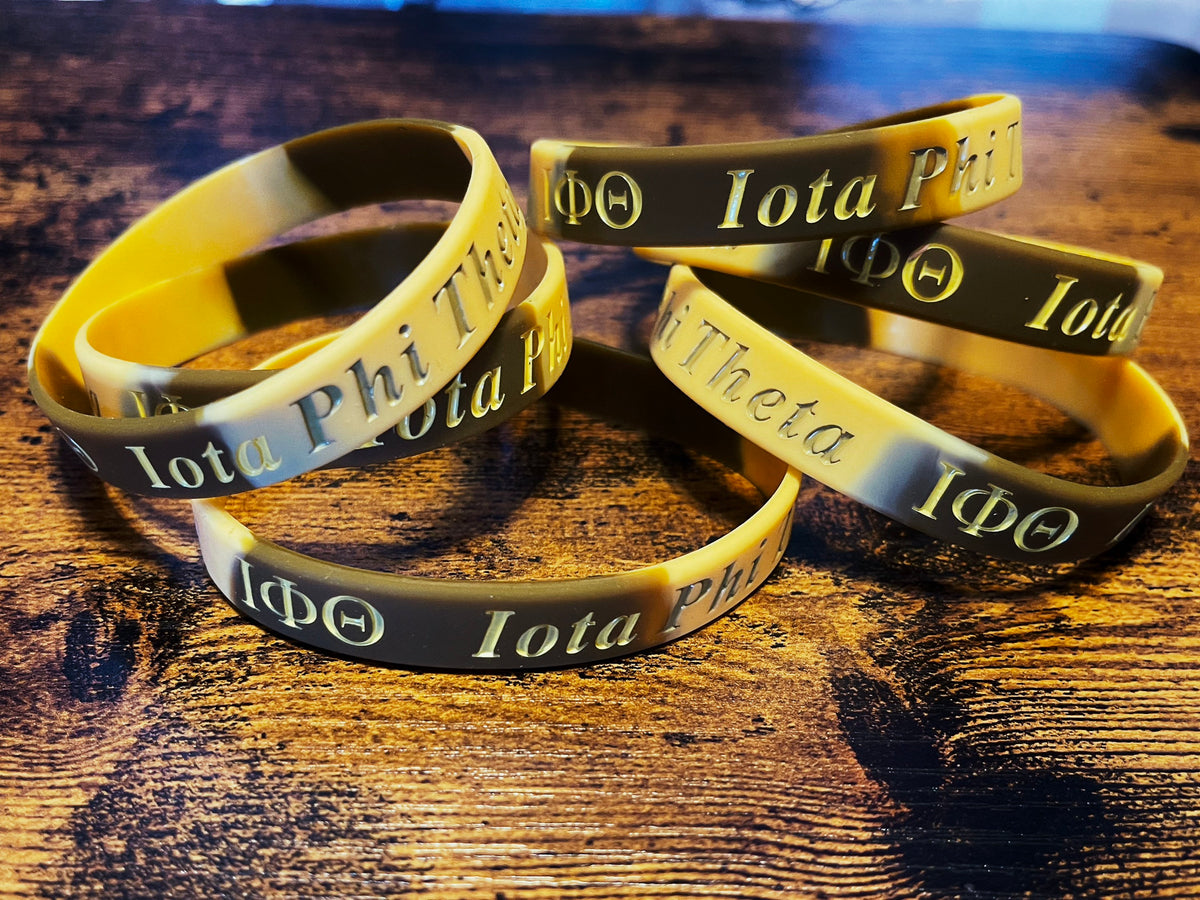 IOTA Phi Theta Bracelet Wristband / IOTA Phi Theta Soft PVC Bracelet - 550strong