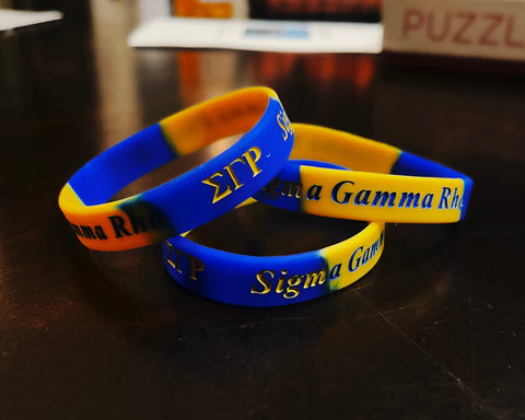 Sigma Gamma Rho Poodle Bracelet | Sigma Gamma Rho Silicon Bracelet - 550strong
