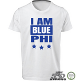 Greek - I AM BLUE PHI - G - Phi Beta Sigma Greek T-Shirt - 550strong