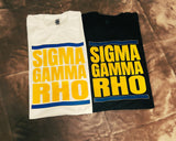 Sigma Gamma Rho T-shirt Bundle R2 - 550strong